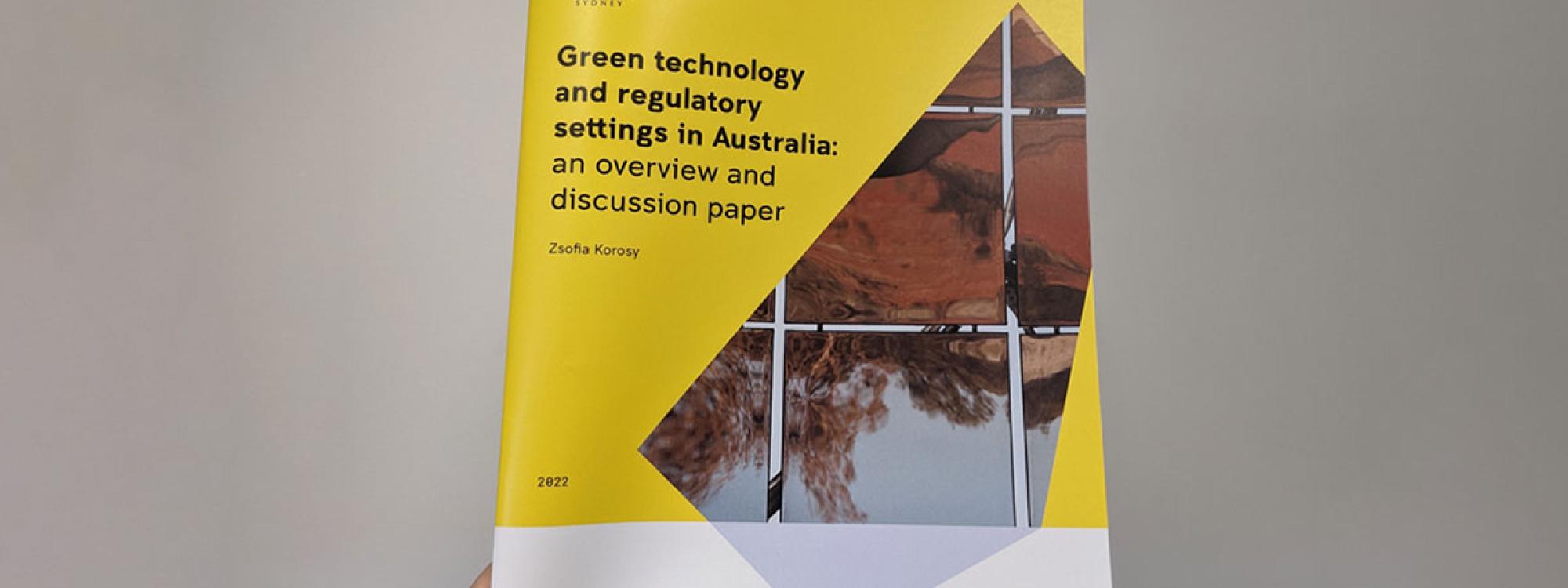 Greentech discussion paper