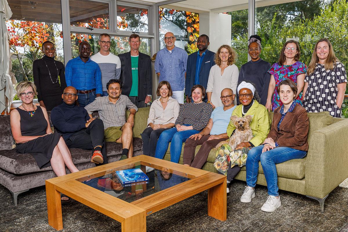 Bronwen Morgan and fellow scholars from the Stellenbosch Institute for Advanced Studies fellowship 2023
