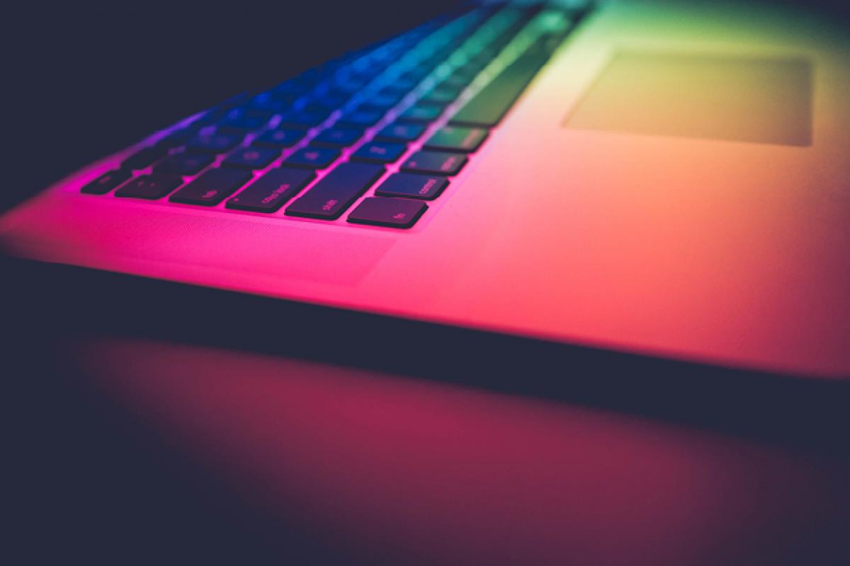 A laptop