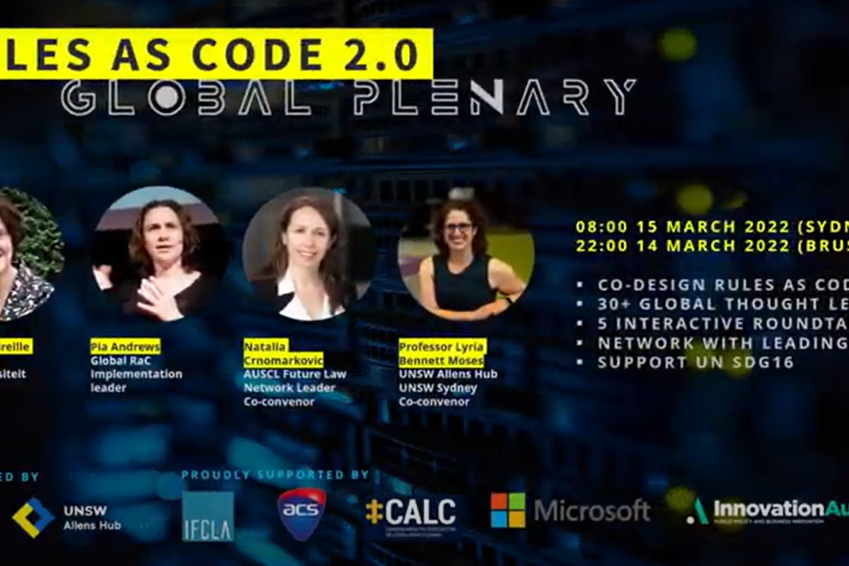 Rules as Code 2.0 Global Plenary